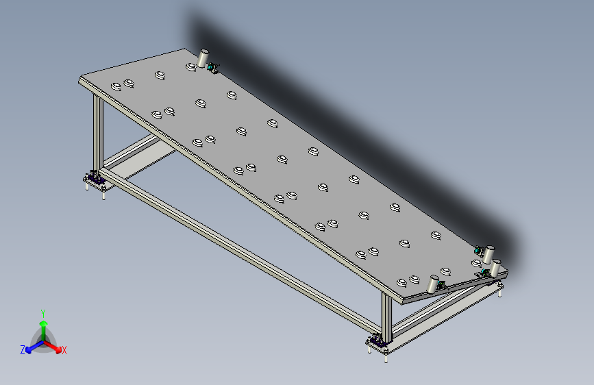 倾斜式板料牛眼轴承定位台
