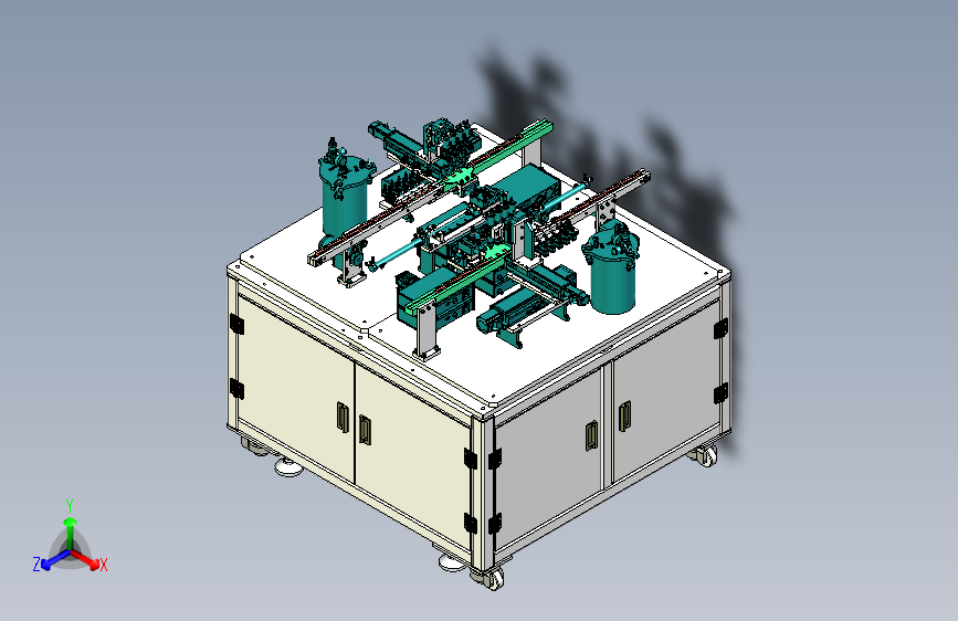 双工位点胶设备