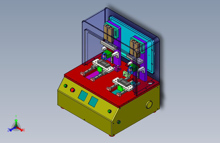 双工位预成型治具