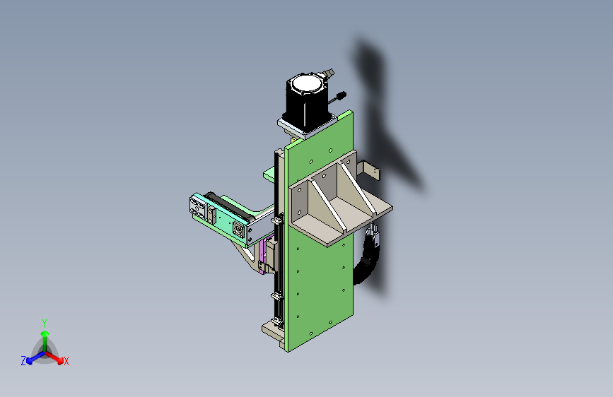 丝杆上下升降带动同步带模组