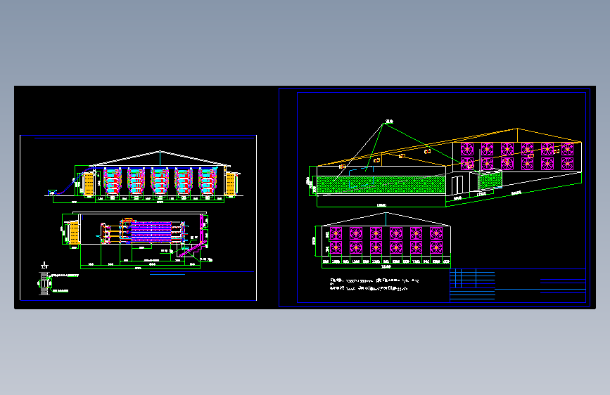 5列4层鸡舍布局图=1860164=10