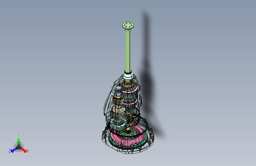 带离合器的齿轮变速箱=1715233=50