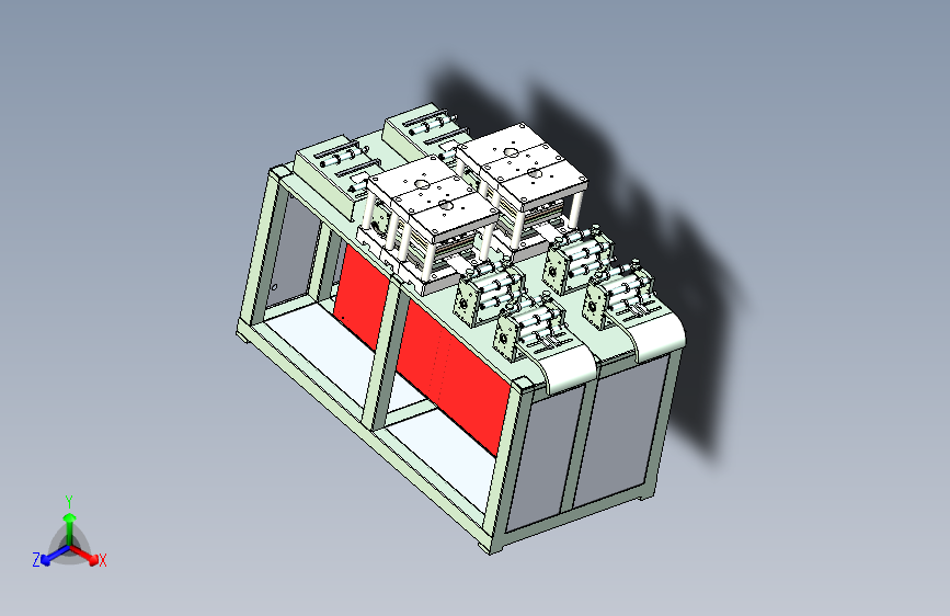 胶片双排冲切设备