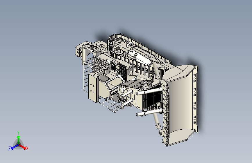 卡特彼勒D11推土机1：10模型