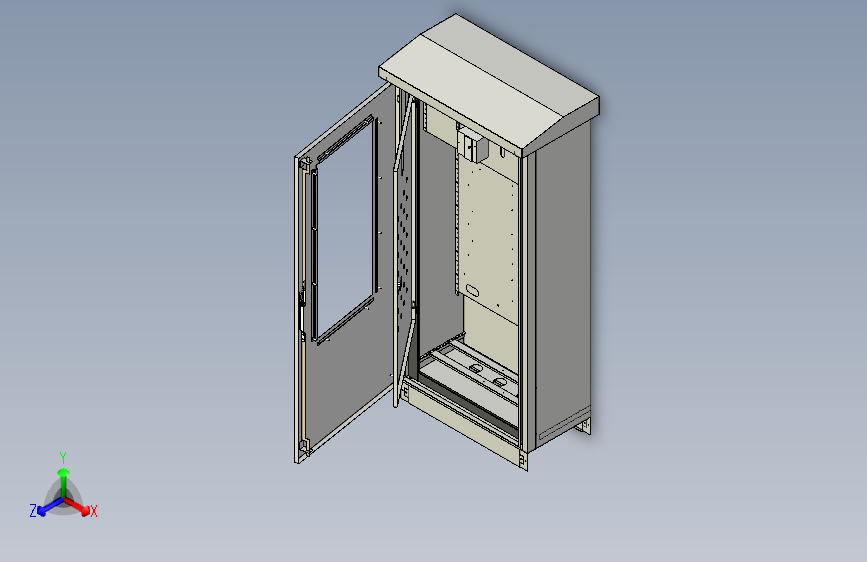 靠墙户外电控柜