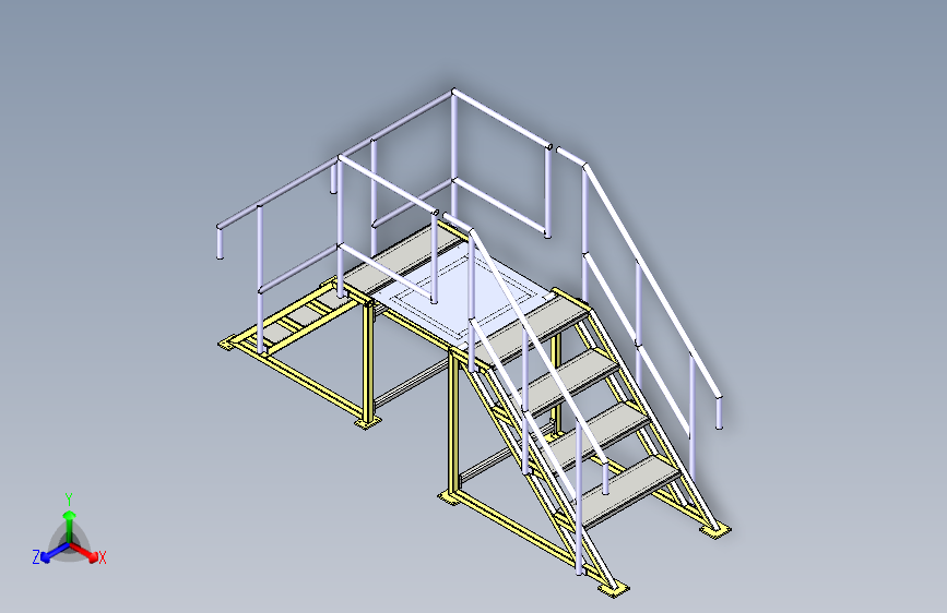 可移动式跨线梯
