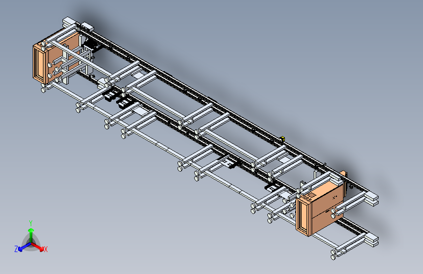 框架循环输送线设计