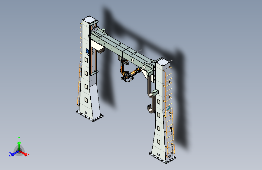 龙门升降吊装焊接机器人