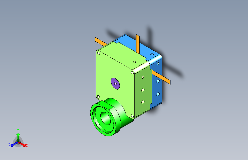 迷你风扇浇铸成型模设计