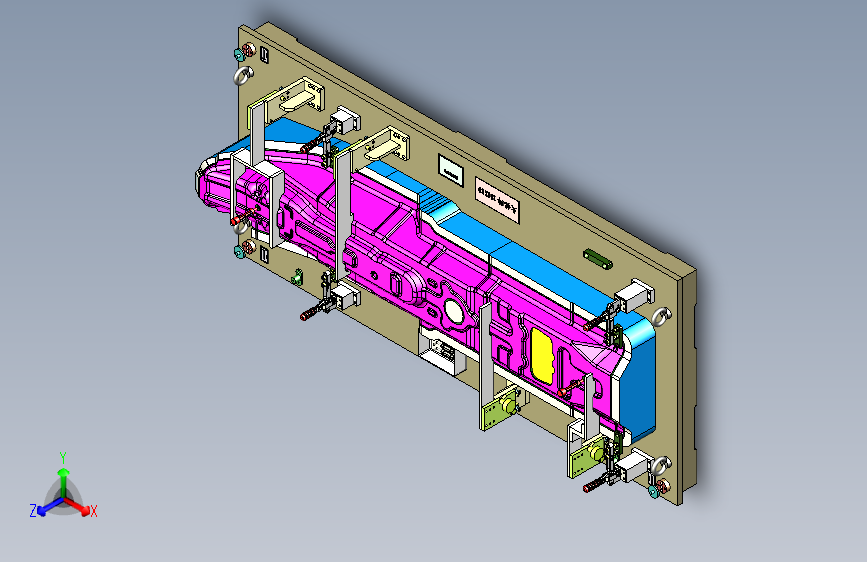 汽车底部钣金冲压件检具设计