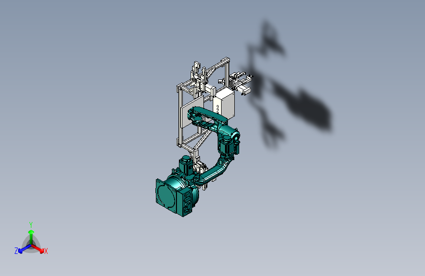 汽车行李舱激光焊机器人抓具设计