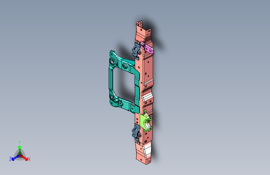 汽车纵横梁电阻焊夹具设计