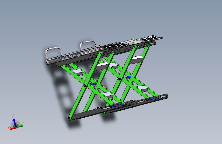 汽车检修升降台架
