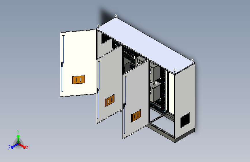 软启动plc组装柜 63686