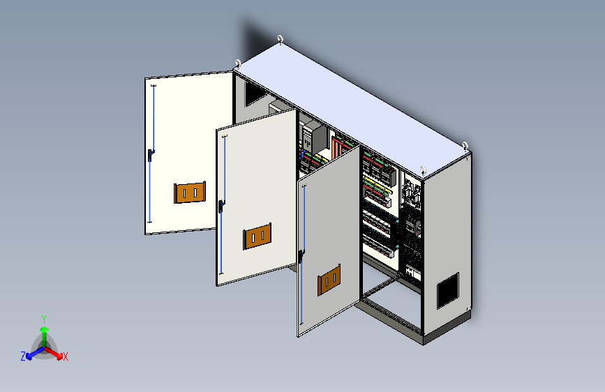 三柜组装630A电源柜控制柜 55251