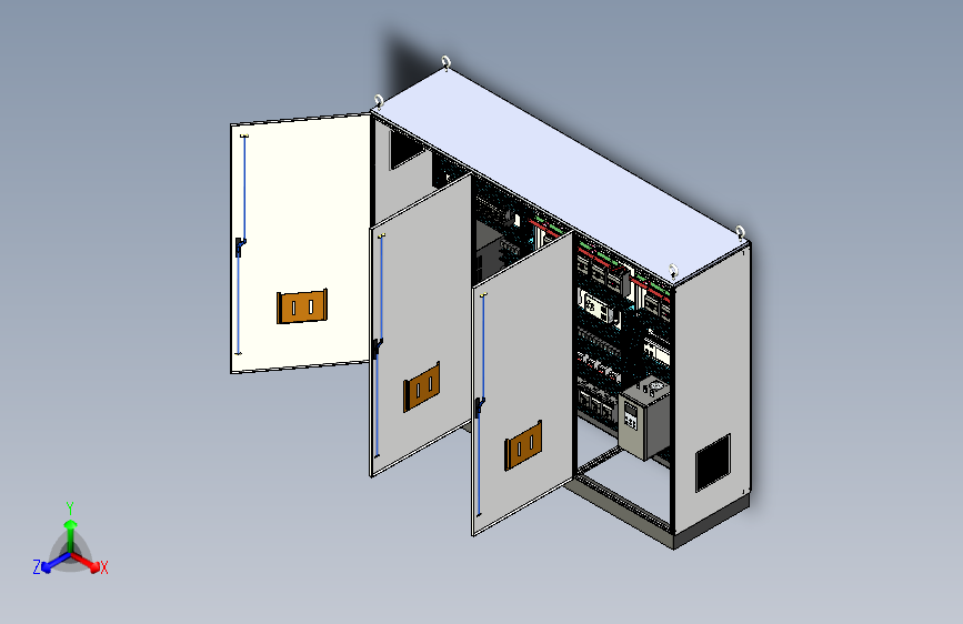 三柜组装变频器630A电源控制柜