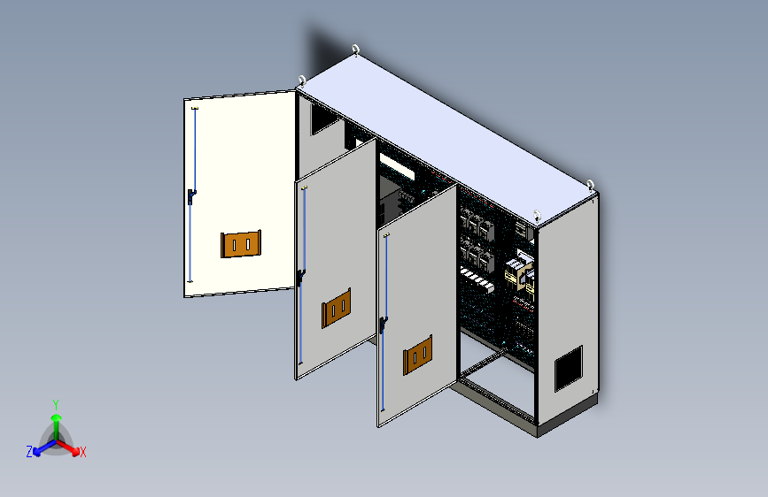 三柜组装变频器交流接触器控制柜 56423