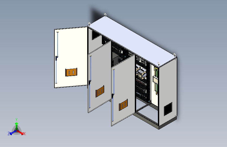 三柜组装变频器接触器控制柜 56411