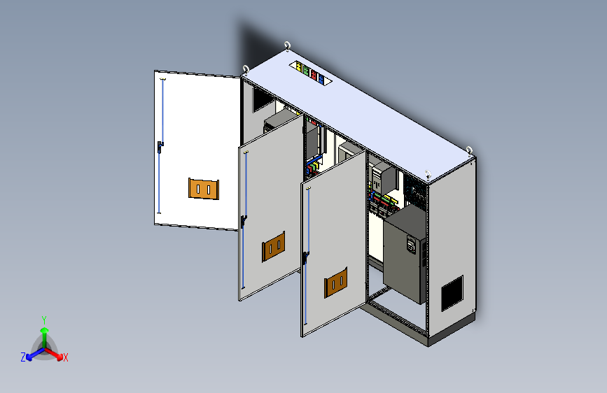 三柜组装变频器控制柜 55245