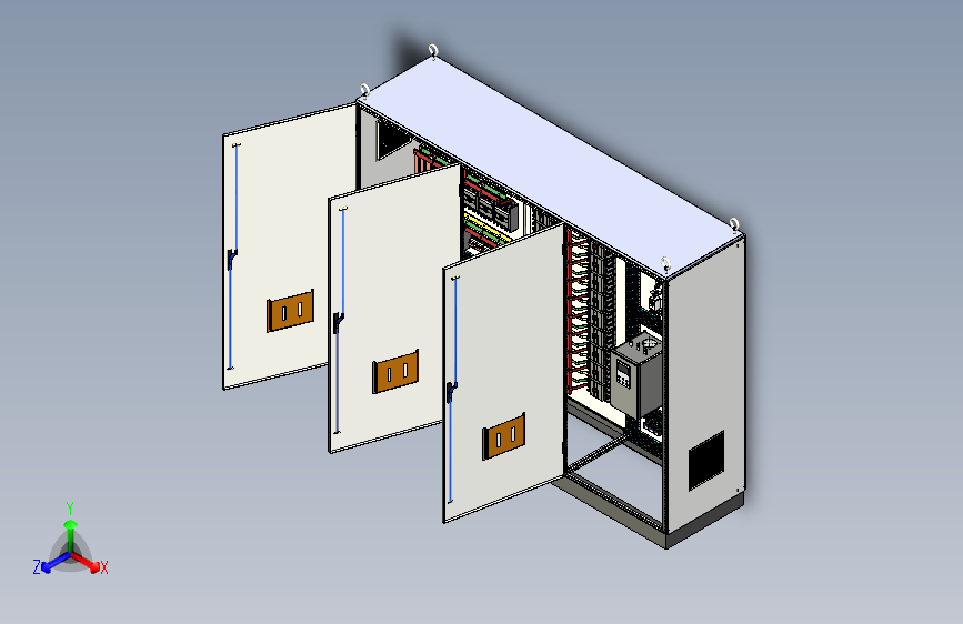 三柜组装软启动旁路控制柜 55726
