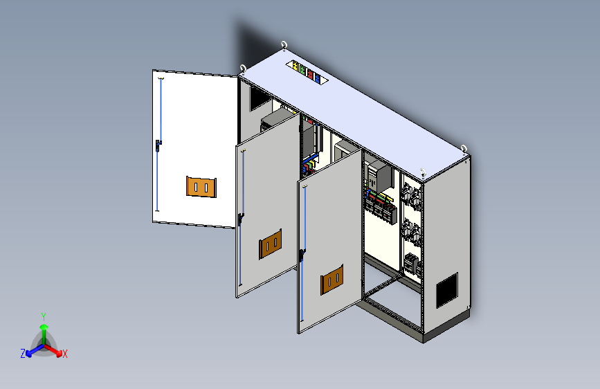 三柜组装双电源刀开关电源柜
