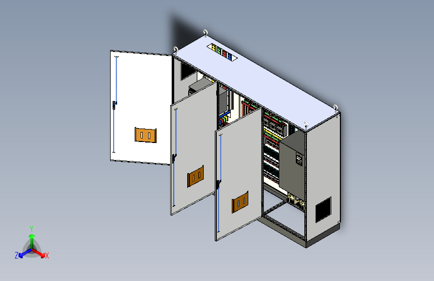 三柜组装万能断路器630A变频器星三角控制柜 55311