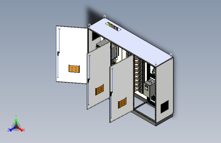 三柜组装万能断路器软启动旁路控制柜 55287