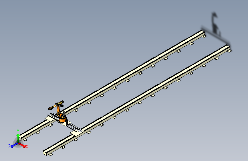 十字双轴机器人地轨