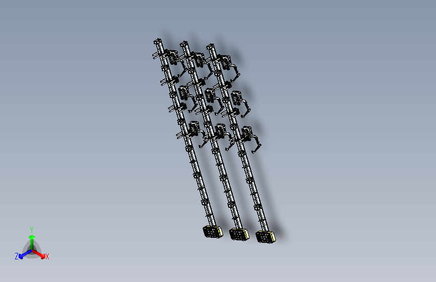 石灰石破碎机与AGV运输组合模拟