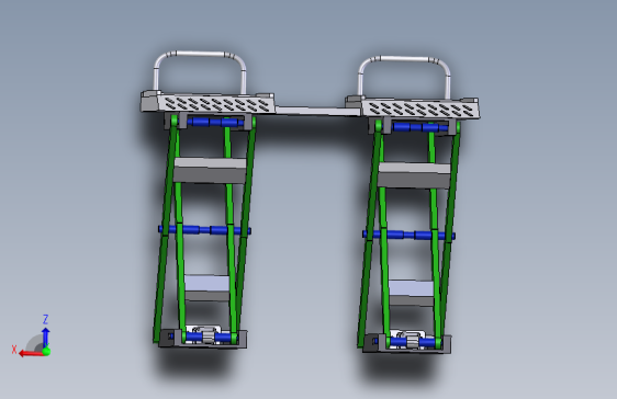 汽车检修升降台架