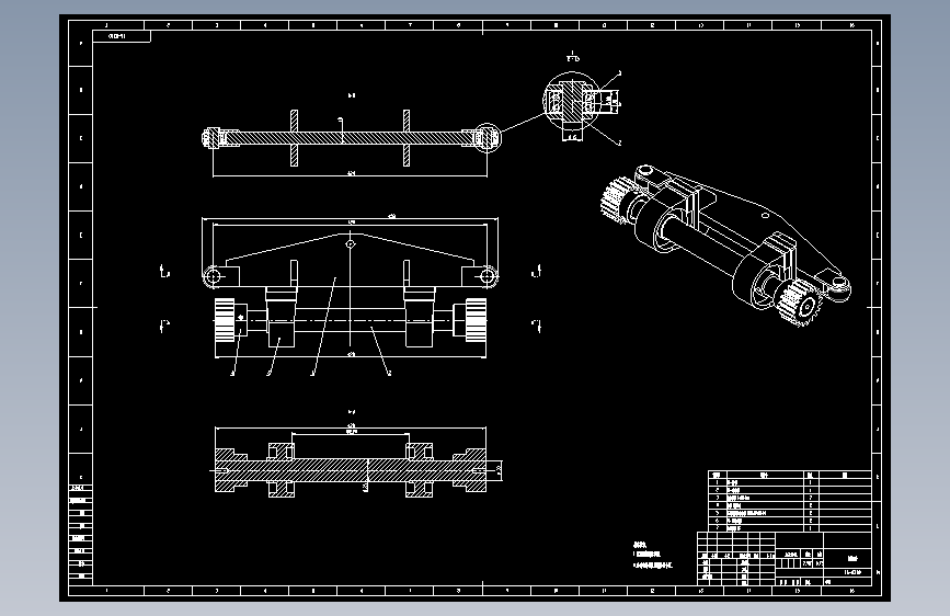 钢坯推炉机CAD