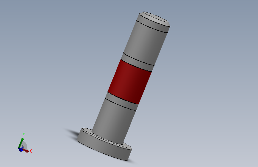 多层式信号灯YT703A型-I型底座_LAYER2层