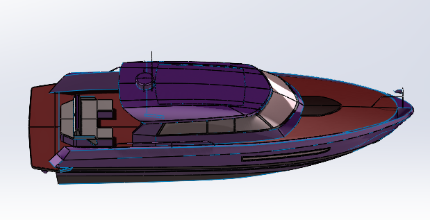 船15米游艇模型