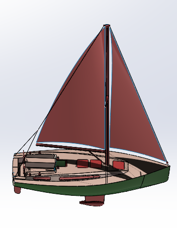 船11米帆船模型