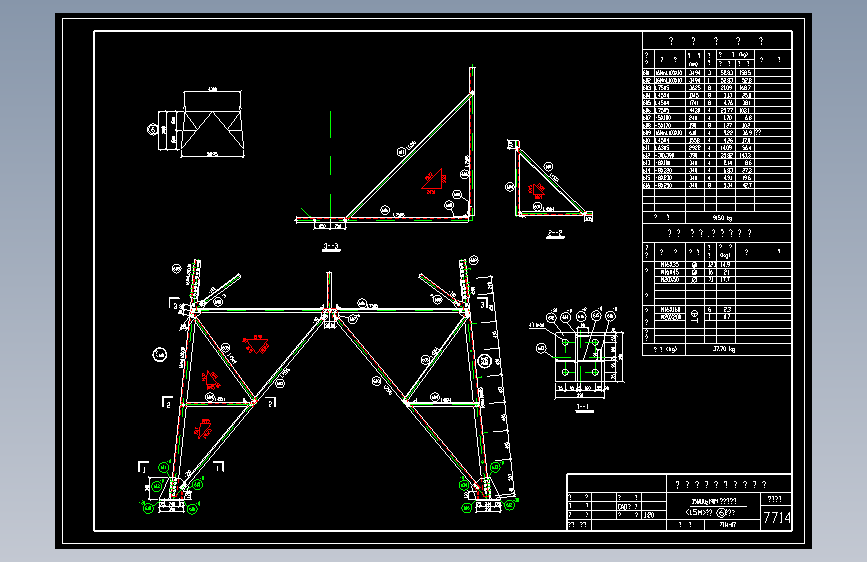 [辽宁]18米钢结构送电线路铁塔结构图=1096494=55