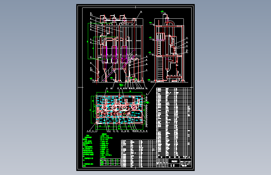 3效TVR降膜蒸发器3T-h=806788=30