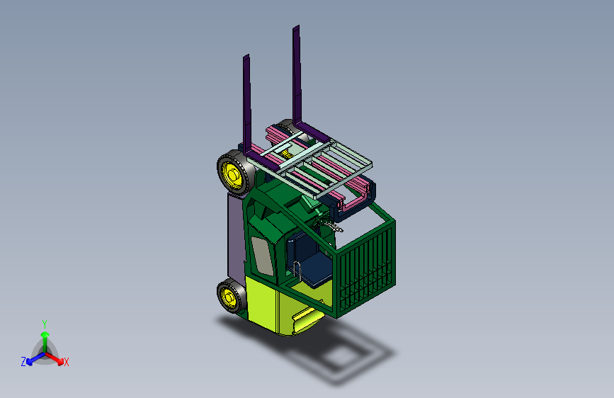 5T叉车模型设计=955790=55