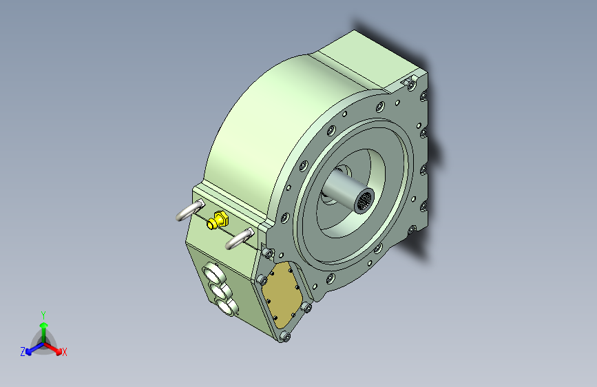 80kw P2混合动力油冷电机=1234055=100