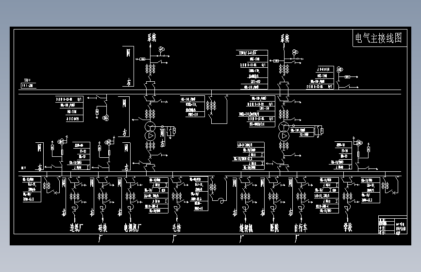110KV降压变电所电气一次部分的设计=1065785=250