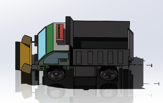 废物搬运装载车设计