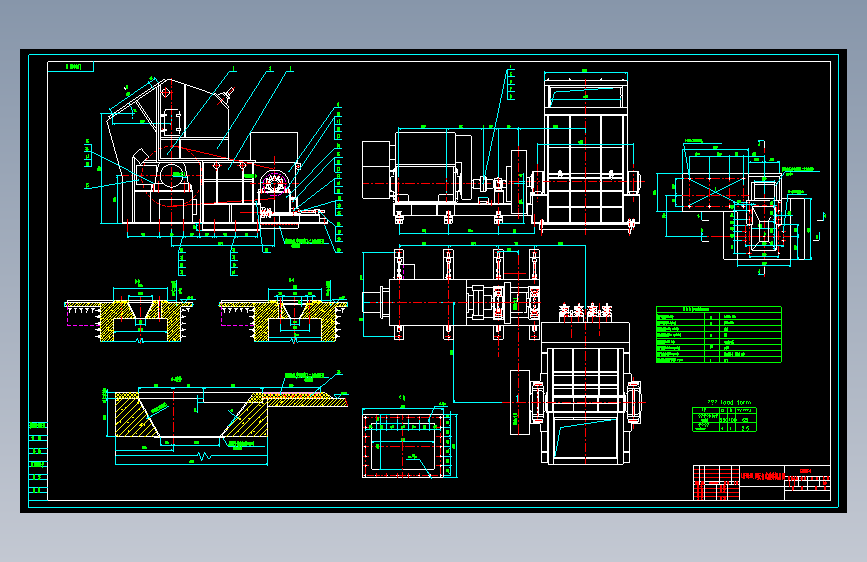 LPF4016.16反击式破碎机总装图=581609=30