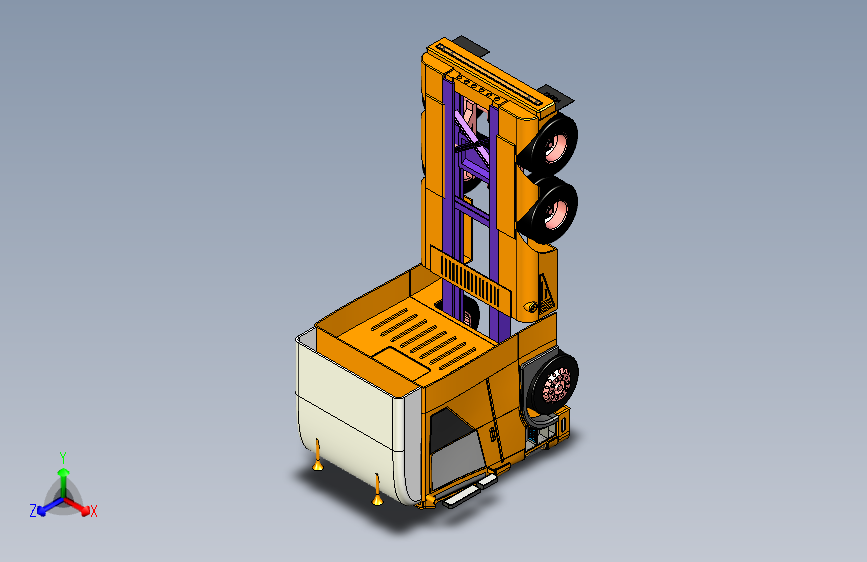UG设计沃尔沃电动卡车模型=813088=40