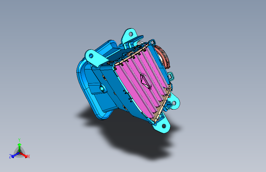 车载出风口结构ASM=1655331=300