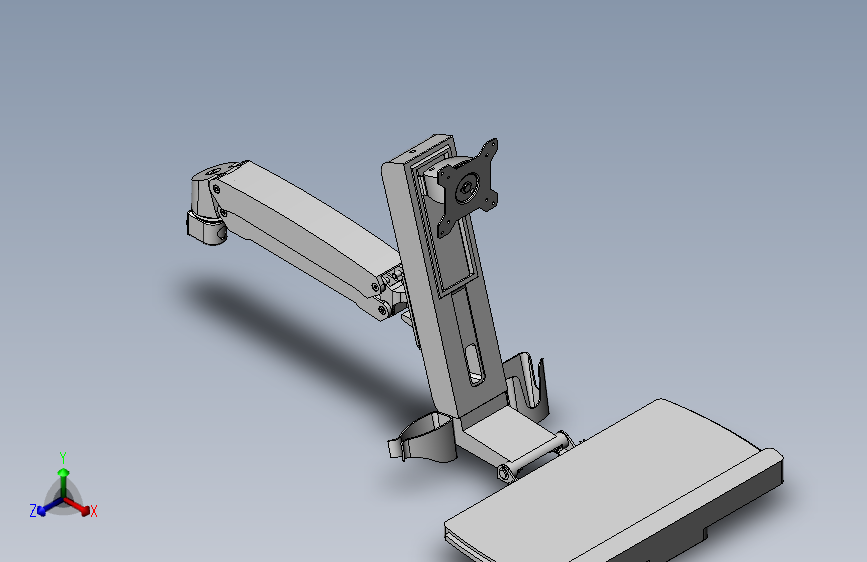 带键盘托架显示器悬臂架=1121028=35