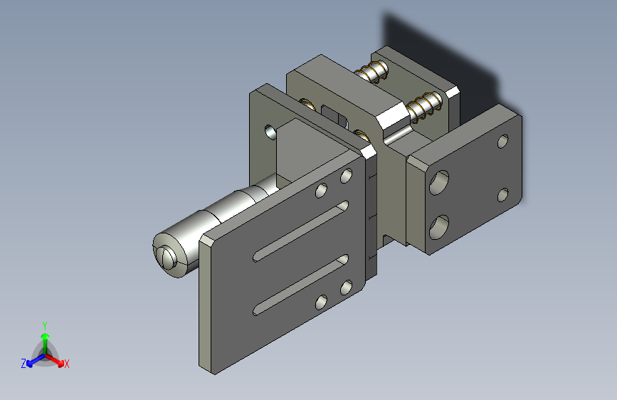 弹性微调机构proe模型=408838=15