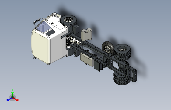 东风天锦国六底盘模型=749804=50