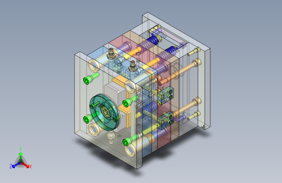 多用工作灯前盖注射成型工艺及模具设计【一模两腔】【UG】=368682=520