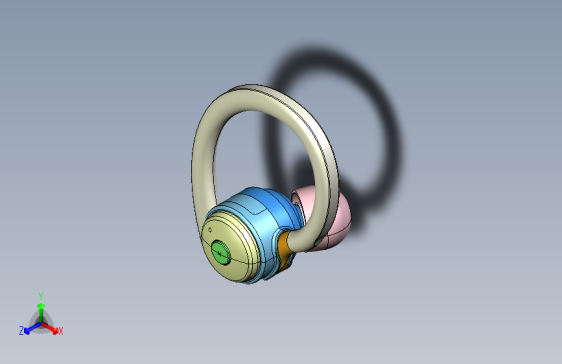 耳挂式TWS蓝牙耳机结构=726478=40