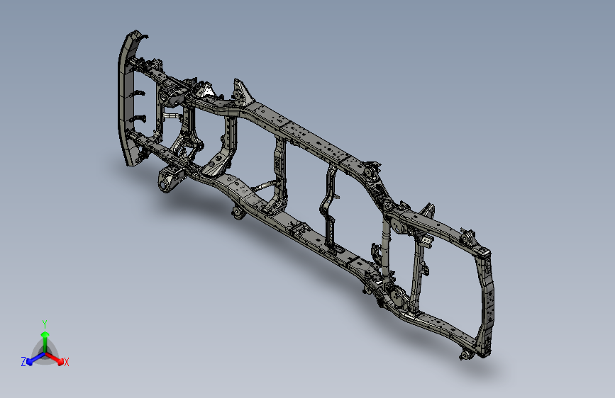 非承载式车身越野车车架结构=847394=110