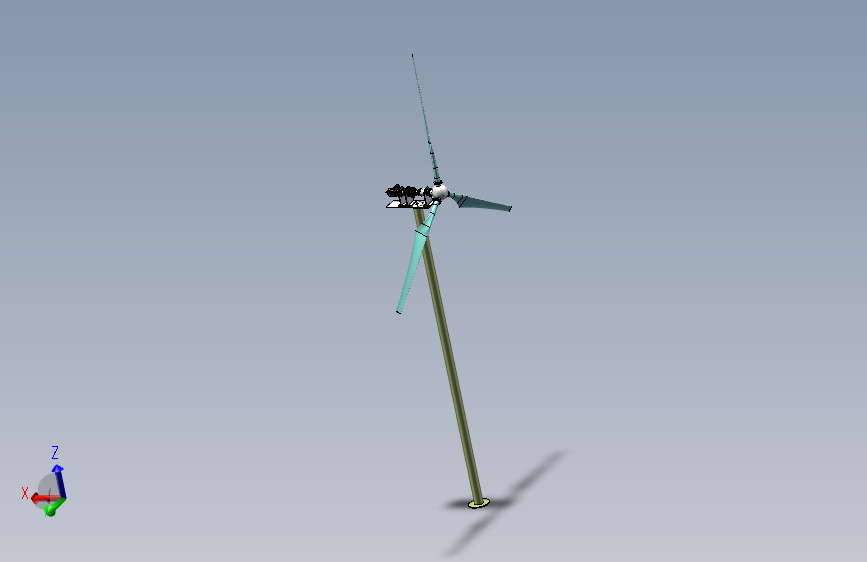 风力发电机三维设计模型=609578=100